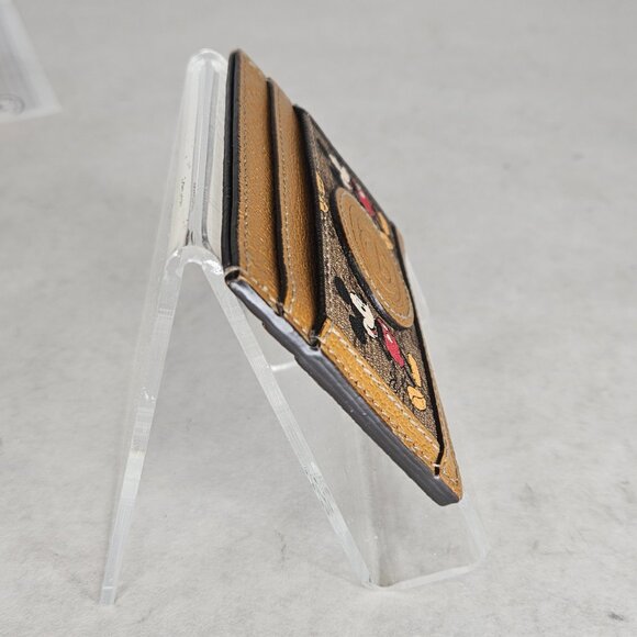 Gucci Mickey Mouse GG Supreme Canvas Card Holder Wallet with Dustbag Disney - Picture 3 of 9